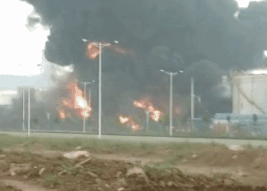 山西清徐一化工厂粗苯罐发生爆炸